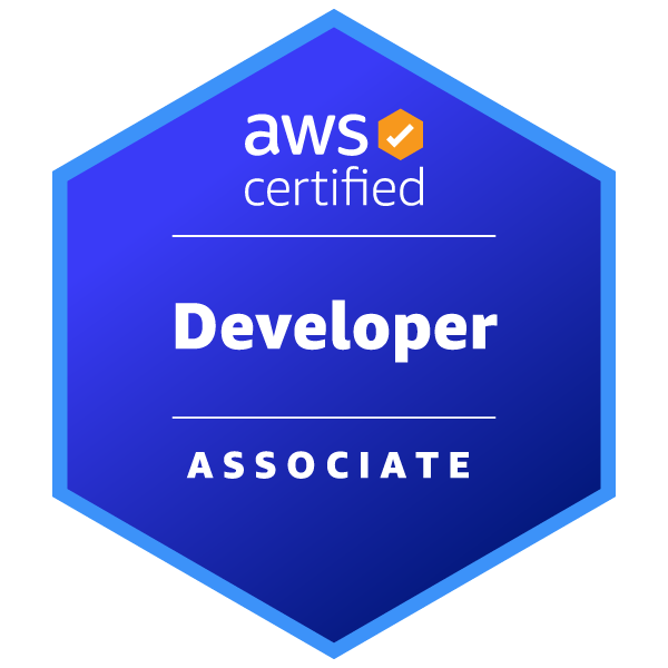 Logo Zertifizierung AWS Developer Associate