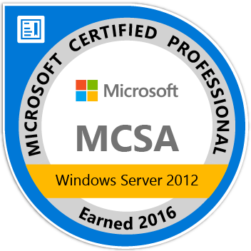Logo Zertifizierung MS MCSA